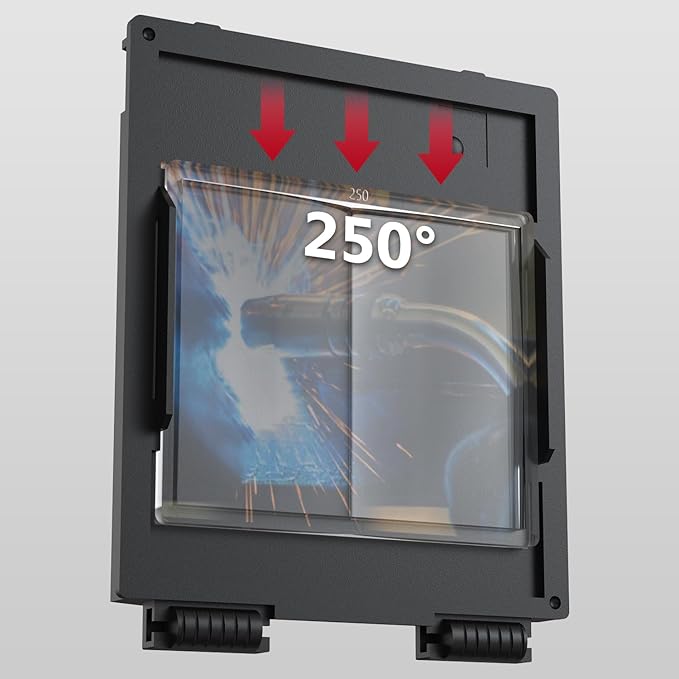 ARCCAPTAIN 2PCS Welding Cheater Lens Magnifying Lens, 2.5 Magnification, 3.54" x 4.25", Compatible with Most Welding Helmets