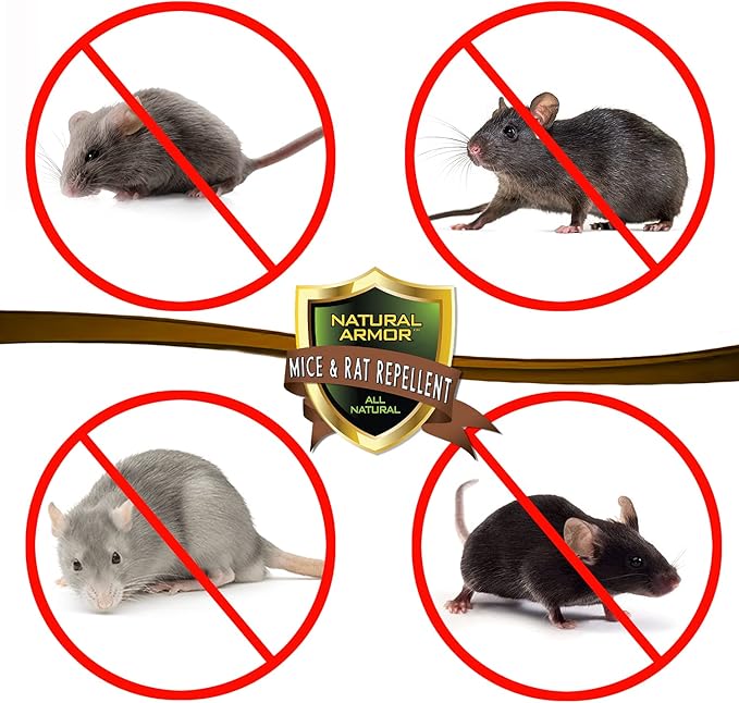 Mice & Rat Repellent. Peppermint Repellent for Mice/Mouse, Rats & Rodents. Natural Spray for Indoor & Outdoor Use. 128 OZ Gallon Trigger Sprayer Ready to Use