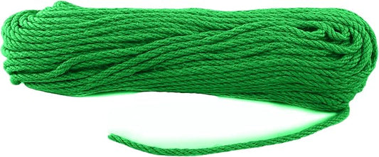 6mm x 50 Feet Dark Green Green Jute Rope, Twine for Gardening Tomato Climbing Plant Tie Floristry Crafts Gift Wrapping Packing Decor
