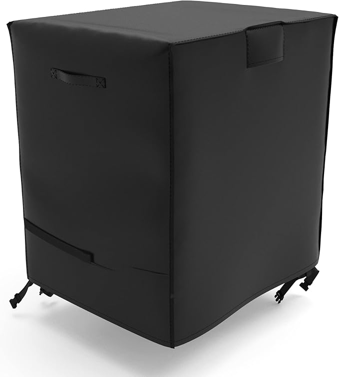 ATYARD 30-inch Outdoor Cover for Keter Unity (Small) Portable Table - UV Resistant, Breathable, All Weather (30" L x 24" W x 32" H) Black