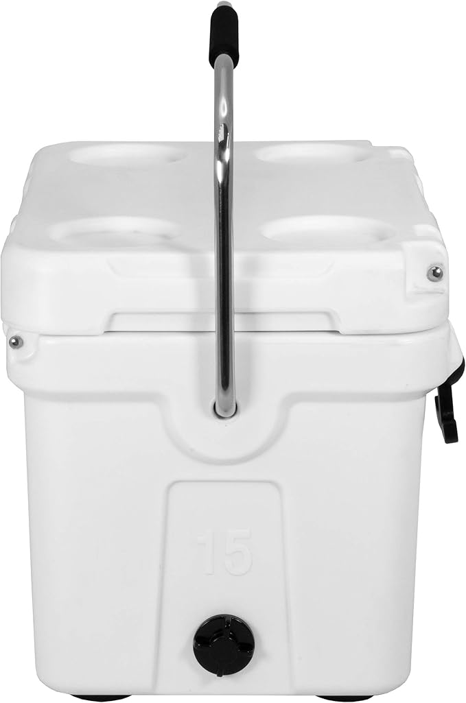 Coastland Bay Series Cooler Premium Everyday Use Insulated Rotomolded Cooler, Small Ice Chest for Tight Spaces, Soccer Games, & Tailgates