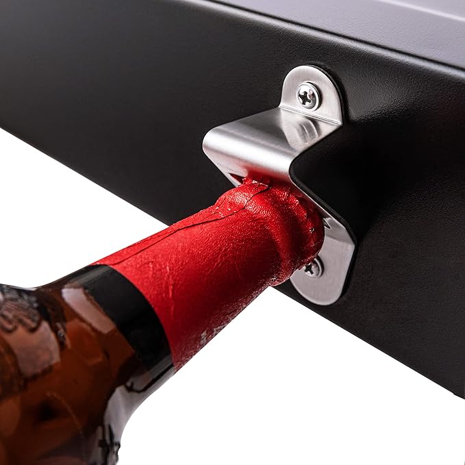 Royal Gourmet GD402 4-Burner Propane Gas Grill and Griddle Combo with Foldable Legs, 48,000 BTUs, Portable Griddle Grill Combo for Outdoor Cooking While Camping or Tailgating, Black