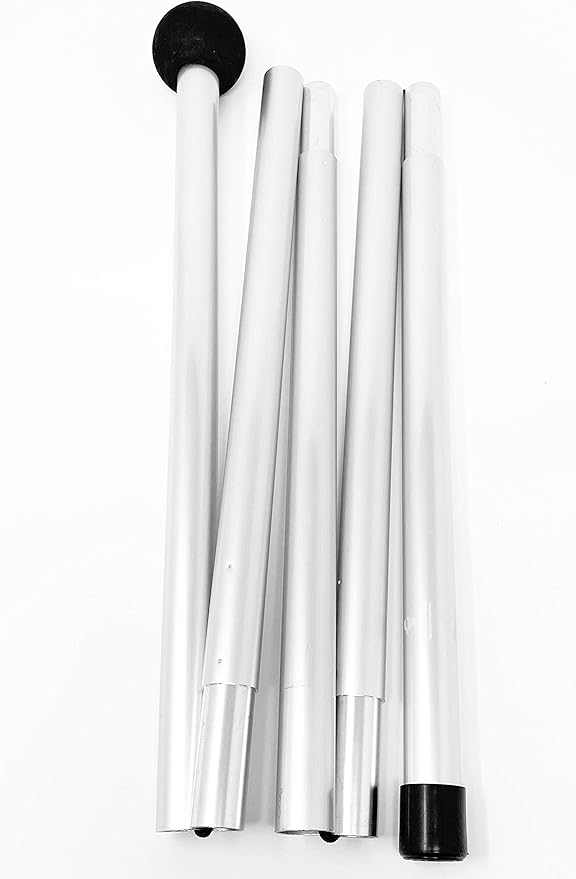 SUN NINJA Replacement Beach Tent Poles, 2 Poles Included