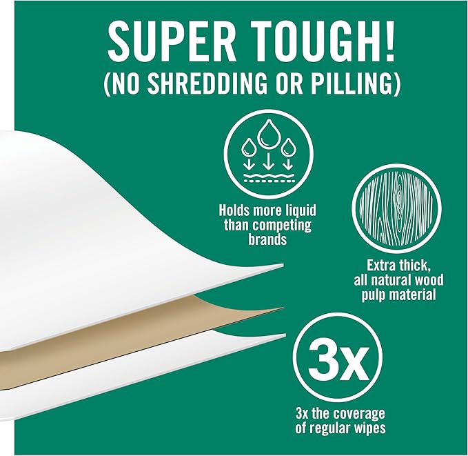 Benefect Botanical Disinfecting Wipes - (170 Wipe Count) Natural, No Residue - Antibacterial Disinfectant, Multi-Surface Cleaning and Sanitizing Wipes