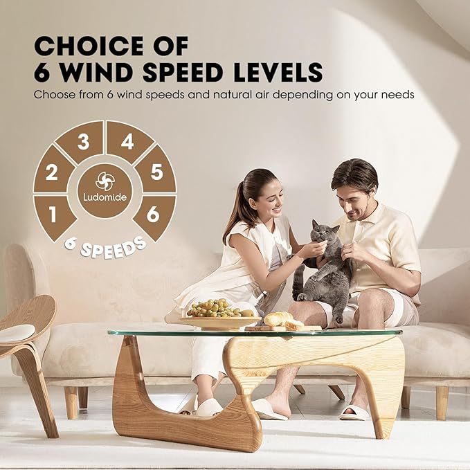 Ceiling Fans with Lights, 44" Low Profile Ceiling Fan with Light Remote Control, 6 Speed 35dB Ultra Quiet Smart Ceiling Fan with Reversible DC Motor, Dimmable 3CCT LED for Bedroom/Living Room