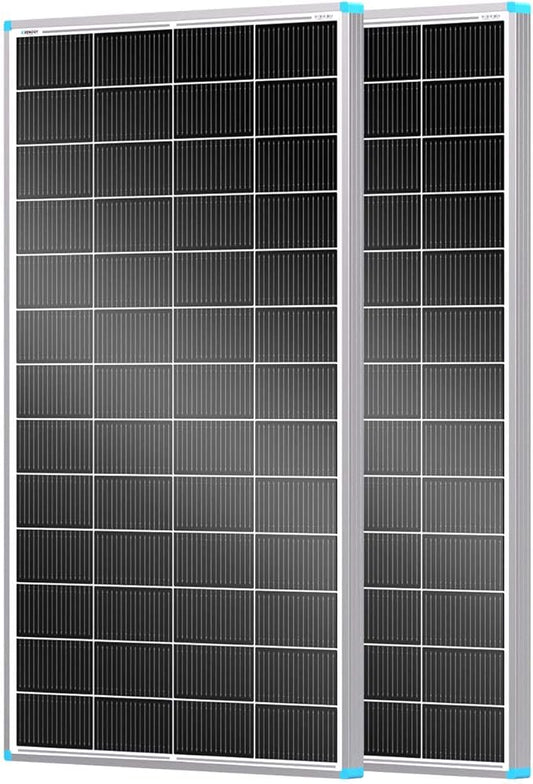 Renogy N-Type 400 Watt Solar Panel 24 Volt, 2Pcs 200W Solar Panels 16BB 25% High-Efficiency, PV Module Power Charger for RV Marine Cabin Roof Home Farm Battery and Other Off-Grid Applications