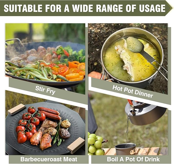 Bestfire Propane Burner, 72,000 BTU Single Burner Gas Stove for Outdoor Cooking, Windproof Camping Stove with Piezo Ignition, Extended Hose & 3 Adapters, Portable with Carrying Bag