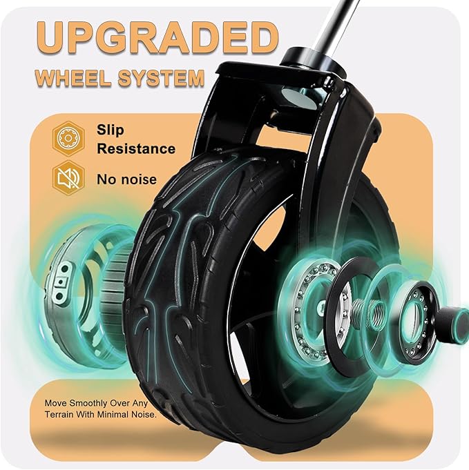 Collapsible Wagon Cart with Wheels, Heavy DutyFoldable Wagon Cart with 230lbs Weight Capacity, UtilityBeach Wagons Portable for Outdoor, Grocery, Camping,Shopping, Green