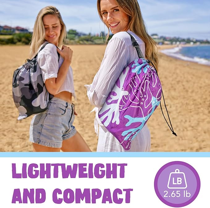 AlphaBeing Inflatable Lounger Beach Chair Accessories, Air Sofa Hammock Inflatable Couch for Camping Backyard Lakeside with Compression Sacks, Ideal Outdoor Gifts for Adults