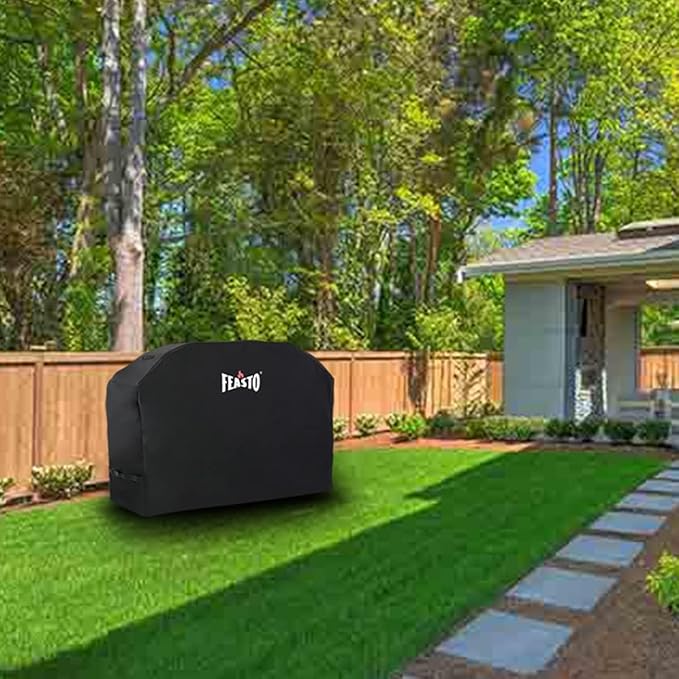 30'' Outdoor Charcoal Grills with Cover, BBQ Grill with Offset Smoker and Side Table, 832 Sq. In. Heavy-Duty for Outdoor Backyard, Patio and Parties, Black