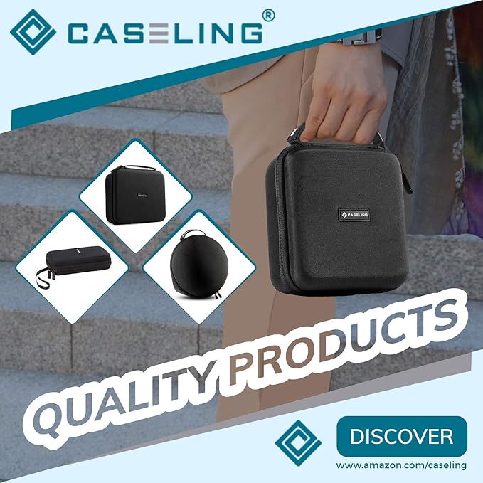 caseling Hard Case Compatible with GB70 2000 Amp 12V Lithium Jump Starter Battery Pack with Mesh Pocket for Accessories