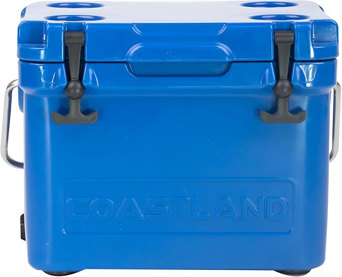 Coastland Bay Series Cooler Premium Everyday Use Insulated Rotomolded Cooler, Small Ice Chest for Tight Spaces, Soccer Games, & Tailgates