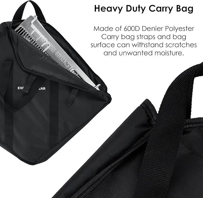 Explorer Bear 20" Stainless Steel Foldable Takibi Fire & Grill with Carrying Bag, Grill Bridge, and Coal Bed | Portable Wood Burning Fire Pit | Perfect for Camping, Outdoors, Patios