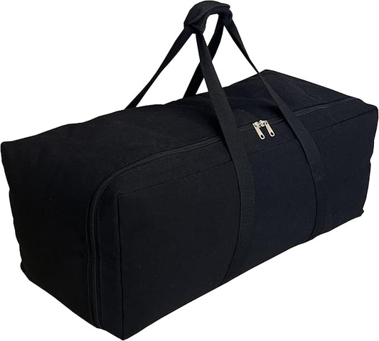 Extra Large Canvas Travel Duffle Bag Heavy Duty, Sports Military Camping Tent Storage