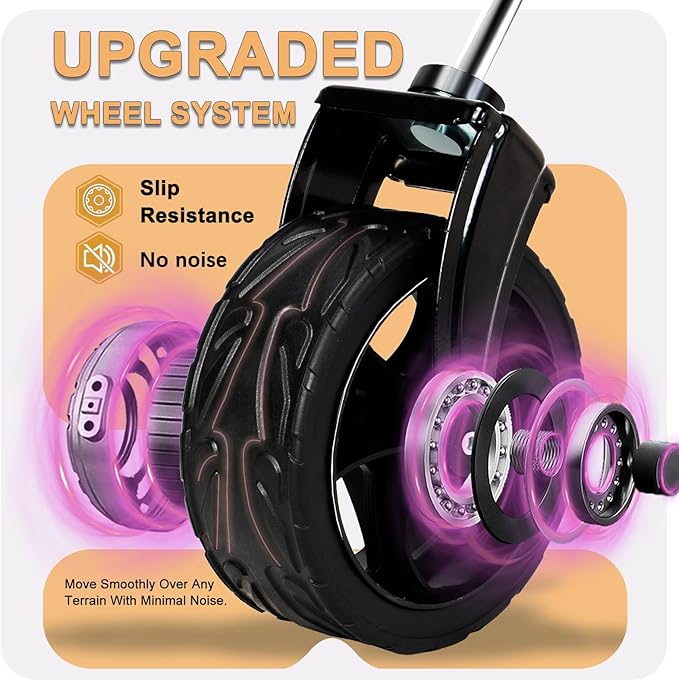 Collapsible Wagon Cart with Wheels, Heavy DutyFoldable Wagon Cart with 230lbs Weight Capacity, UtilityBeach Wagons Portable for Outdoor, Grocery, Camping,.Shopping, Rose Red