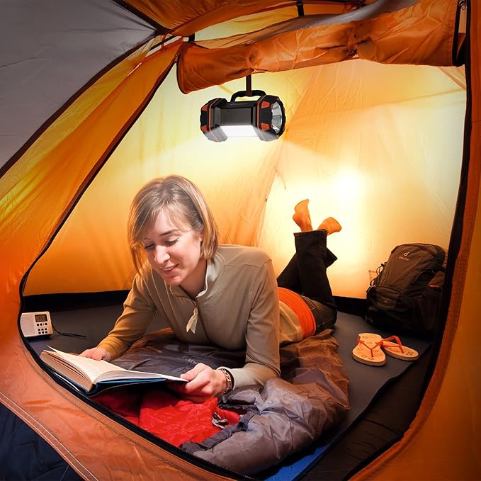 Led Camping Lantern Rechargeable, Camping Lights 1500lm, 8 Light Modes, Emergency Flashlights For Emergencies, Portable Light 12h Standby, Battery Powered Lantern For Power Outages, Hurricane, Hiking.