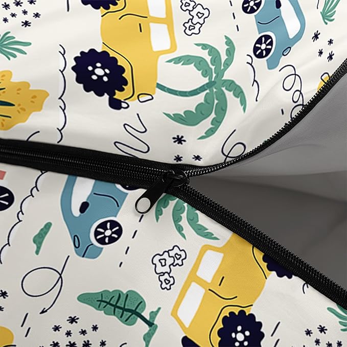 AILONEN Blue Glowing Basketball Sleeping Bag for Kids Boys,Warm and Cool Weather,Lightweight,Waterproof Backpacking,City Theme Ball Sports Sleeping Bag for Camping