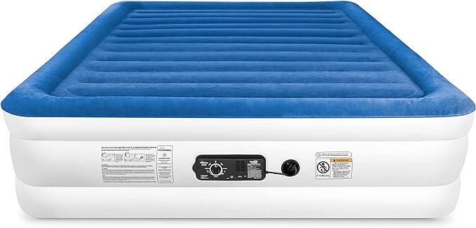 SoundAsleep Products CloudNine Series Air Mattress Includes Dual Smart Pump Technology - King Size