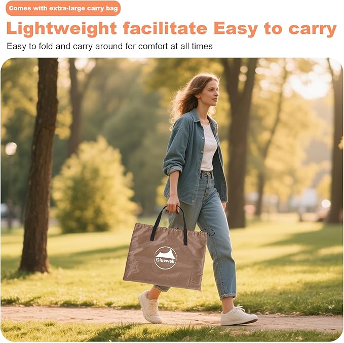 Air Mattress with Built-in High-Speed Pump .Foldable Guest Mattress.Ideal for Camping and Traveling .Double Height, Adjustable, Portable Air Mattress.Includes Storage Bag.600lb Weight Capacity