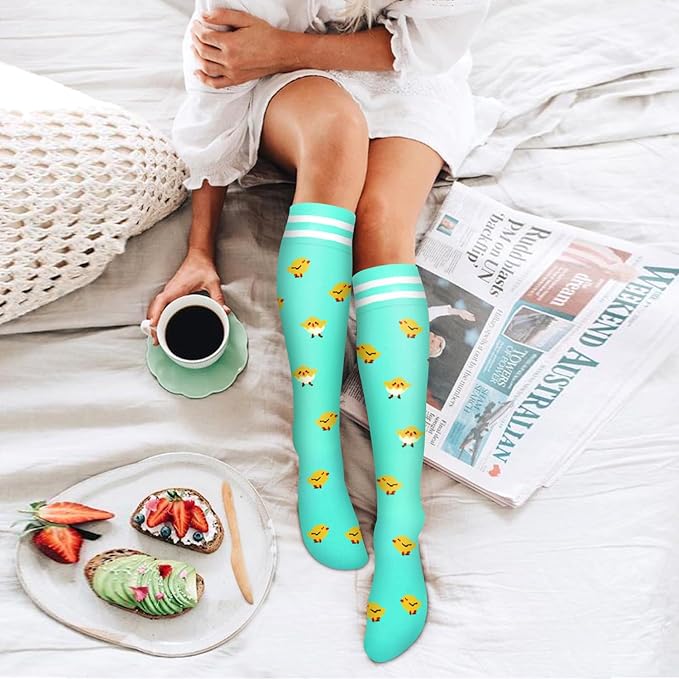 6 Pack Copper Compression Socks for Women and Men Circulation-Best Support for Medical, Running,Nursing,Athletic