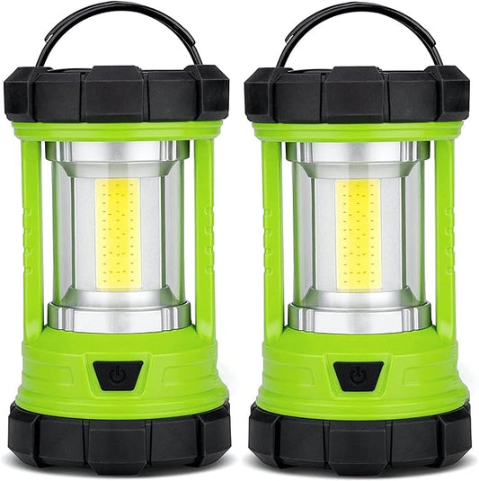 Rechargeable Camping Lantern, 3000LM 5 Light Modes Camping Light 4400 Capacity Phone Charger LED Impact-Resistant Flashlight Lantern Portable Waterproof Hurricane Lanterns for Emergency