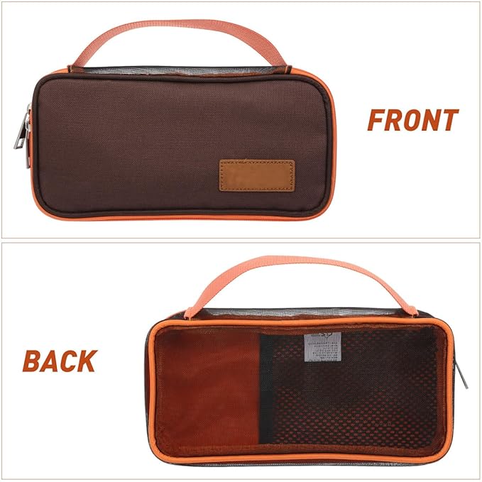 Camping Utensil Bag Travel Cookware Storage Bag Portable Silverware Bag Cooking Utensils Organizer Tableware Fork Spoon Chopsticks Organizer for Outdoor Travel Picnic Camping