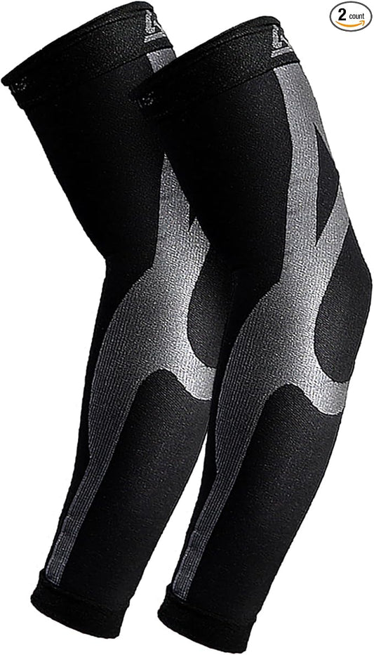 B-Driven Sports Graduated Compression Arm Sleeves, Medical Grade 20-30mmHg, For Baseball, Basketball, and more - 4 Colors