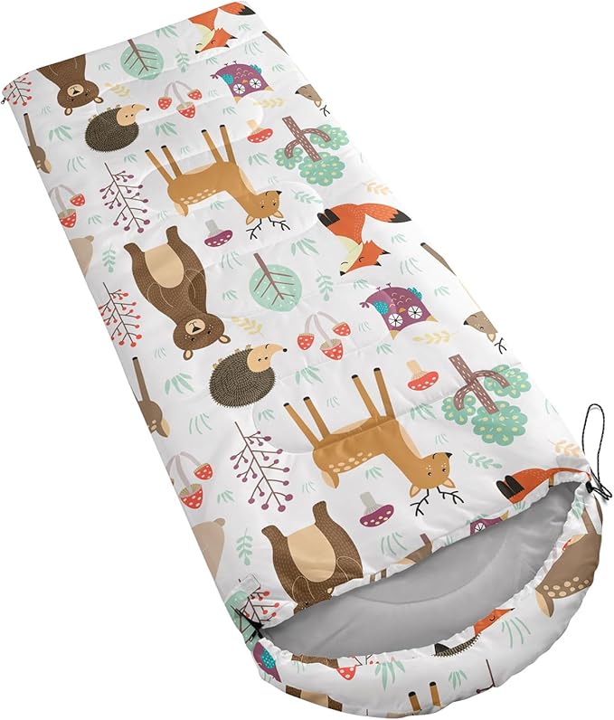 Axolotl Unicorn Sleeping Bag for Kids Boys Girls–Lightweight Warm Cold Weather Sleeping Bags,Waterproof Portable Sleeping Bag with Compression Sack for Camping Backpacking Outdoor Indoor