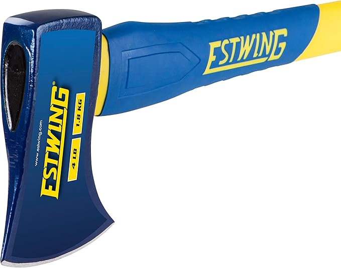 Estwing Axe, 36 Inch Handle, 4 lb Head with Fiberglass Handle, Model #62441