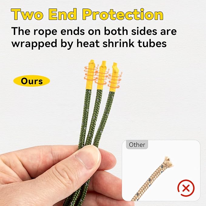 HIKEMAN Reflective Tent Rope Guyline - 4M Camping Guide Ropes,4mm Tent Guy Ropes Cord with Aluminum Tensioners Adjuster for Outdoor Camping Hiking Caravan Awning Tents (Black, 4mm)