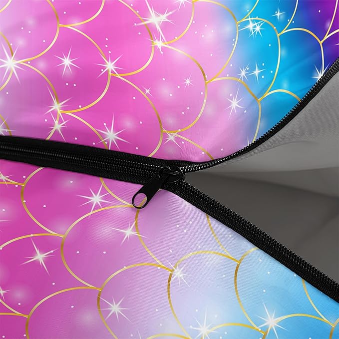 Axolotl Unicorn Sleeping Bag for Kids Boys Girls–Lightweight Warm Cold Weather Sleeping Bags,Waterproof Portable Sleeping Bag with Compression Sack for Camping Backpacking Outdoor Indoor