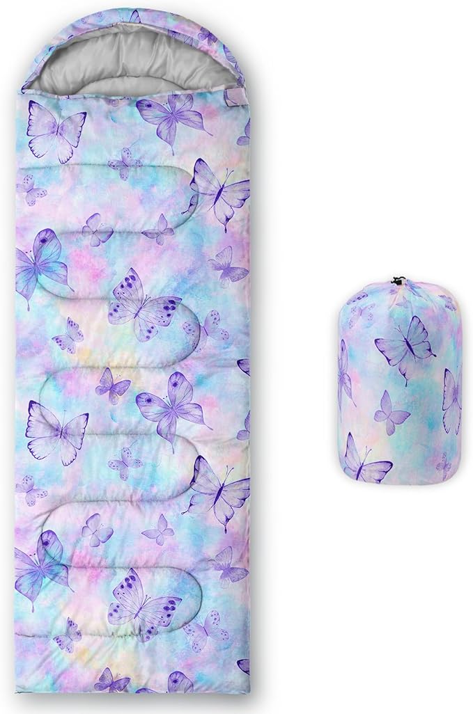 CVHOUSE Camping Sleeping Bags,3 Season Warm & Cool Weather,Lightweight,Waterproof Sleeping Bags for Adults & Kids,Traveling,and Outdoors,Camping Gear Equipment