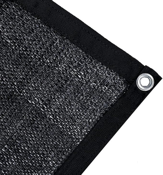 Agfabric 70% Sun-Block Shade Cloth Net Mesh Shade with Grommets for Garden Patio 10??X 20?? Black