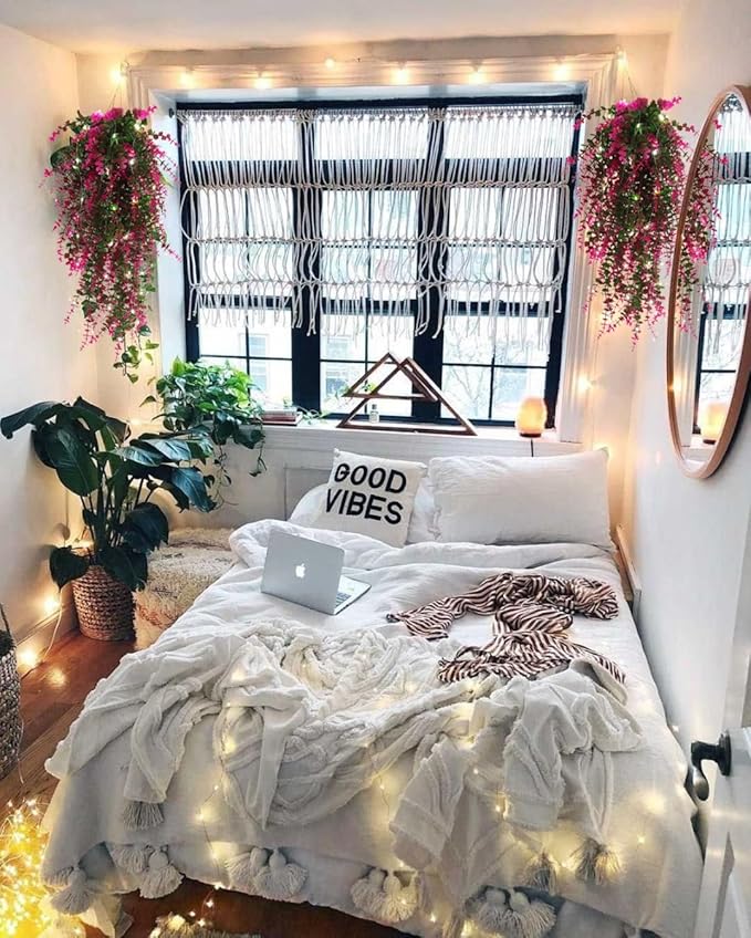 Fake Hanging Planta Faux Hanging Plants Indoor Artificial Decor outdoor Faux Plants UV Resistant Fake Hanging Plants for Wall House Room Patio Indoor Outdoor Home Shelf Office Wall Decor(Fuchsia)