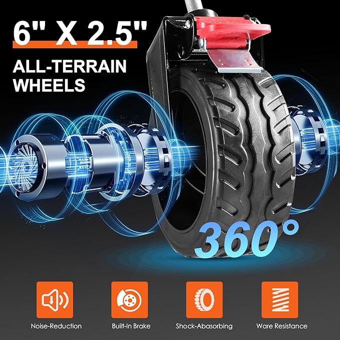 150L Wagon Cart Foldable, Heavy Duty Collapsible Utility Wagon with 220lbs Capacity, All-Terrain Beach Wheels, Portable Garden Cart for Camping, Sports, Outdoor, Shopping, Black