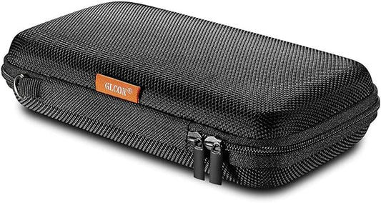 GLCON Portable Protection Hard EVA Case for External Battery,Cell Phone,GPS,Hard Drive,USB Charging Cable,Carrying Bag Mesh Inner Pocket,Zipper Enclosure,Universal Travel Pouch Bag