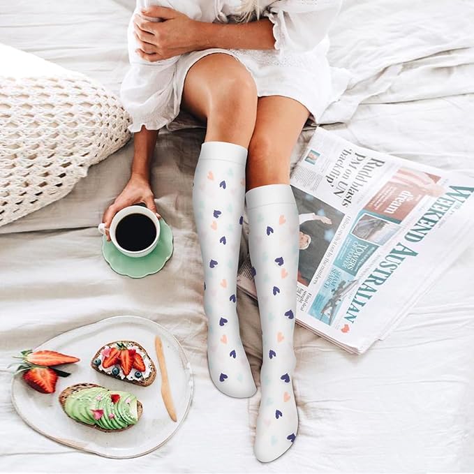 6 Pack Copper Compression Socks for Women and Men Circulation-Best Support for Medical, Running,Nursing,Athletic