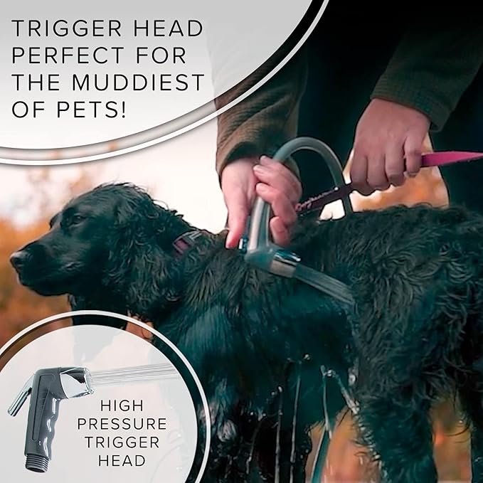 Colapz 12V Camping Shower - High-Pressure Portable Shower Douche - USB Rechargable Outdoor Shower - Camping Essentials