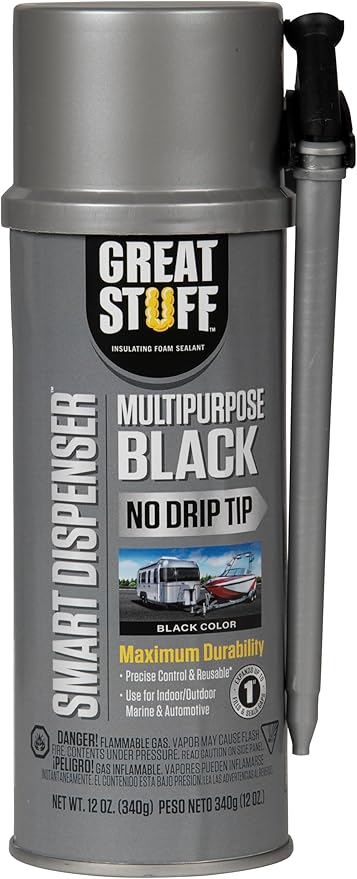 Great Stuff 99112876 Smart Dispenser Multipurpose Black, 12 Oz.