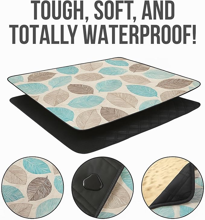 Picnic Blanket Waterproof Foldable – 2-in-1 Picnic Mat and Bag, Large Outdoor Beach Mat, Compact & Portable Picnic Blankets for Travel, Camping, Park, or Family Use (Stripes)