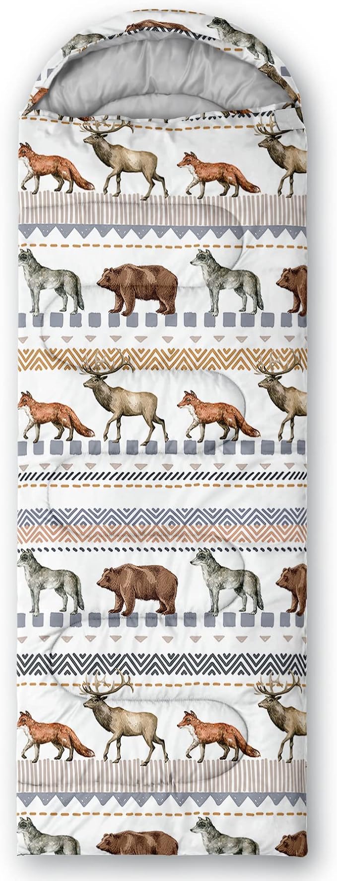 BSNTHO Camping Sleeping Bags,3 Season Warm & Cool Weather,Lightweight,Waterproof Sleeping Bags for Adults & Kids,Traveling,and Outdoors,Camping Gear Equipment