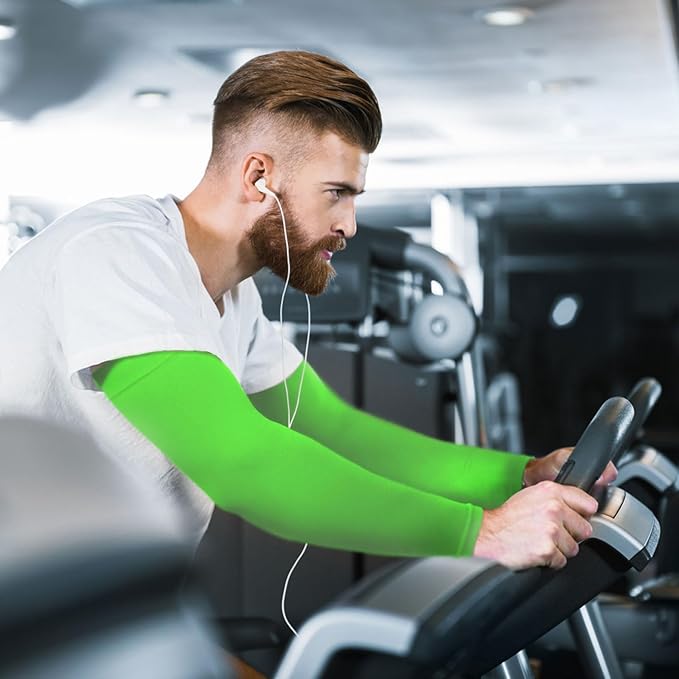 GOUNOD Sun Protection Cooling Arm Sleeves with Thumb Holes - Gardening Outdoors Sports Workouts Sunscreen Arm Sleeves