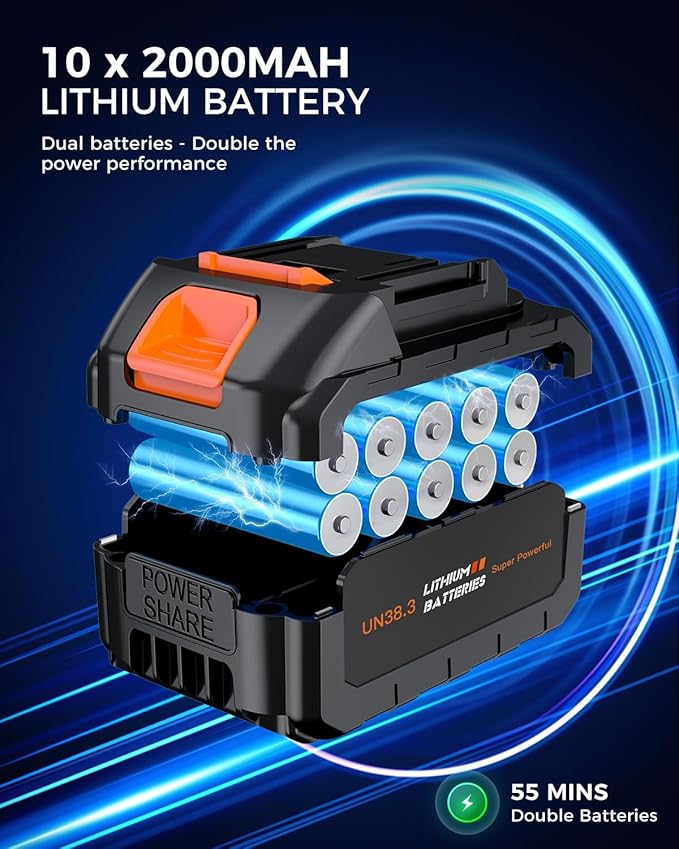 Car Vacuum Portable Cordless,High Power Suction & Blower, Wireless Handheld Vacuum Cleaner for Car, Home, Office, Pet(Shiny Black)