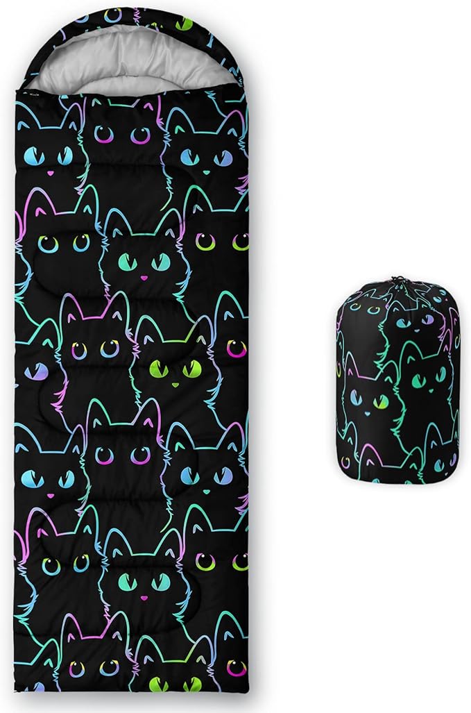 BailiPromise Camping Sleeping Bags,3 Season Warm & Cool Weather,Lightweight,Waterproof Sleeping Bags for Adults & Kids,Traveling,and Outdoors,Camping Gear Equipment