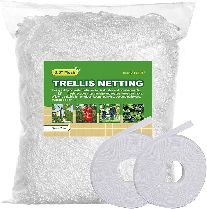 All-Weather Trellis Netting Mesh Plant Garden Vine Growing Flexible String Net