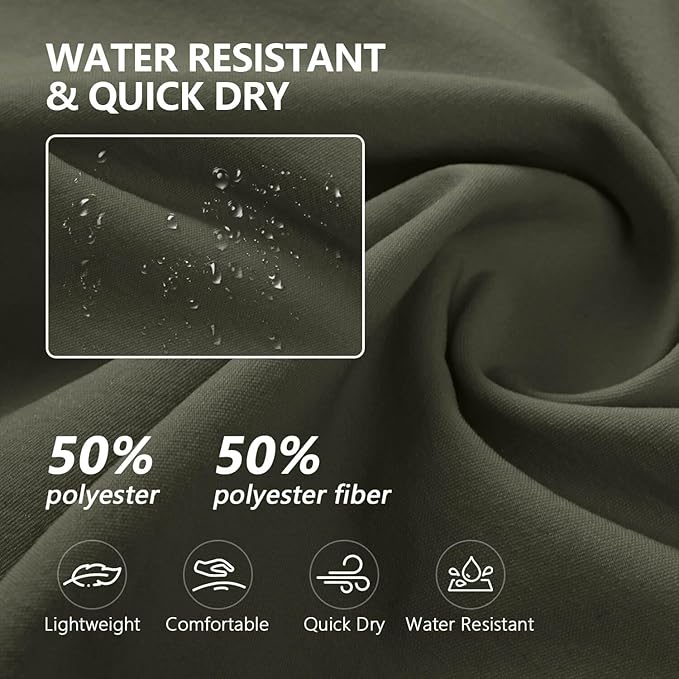 Hiking Pants Women Lightweight Cargo Pants Quick Dry Water Resistant Outdoor Travel Pants with Zipper Pockets