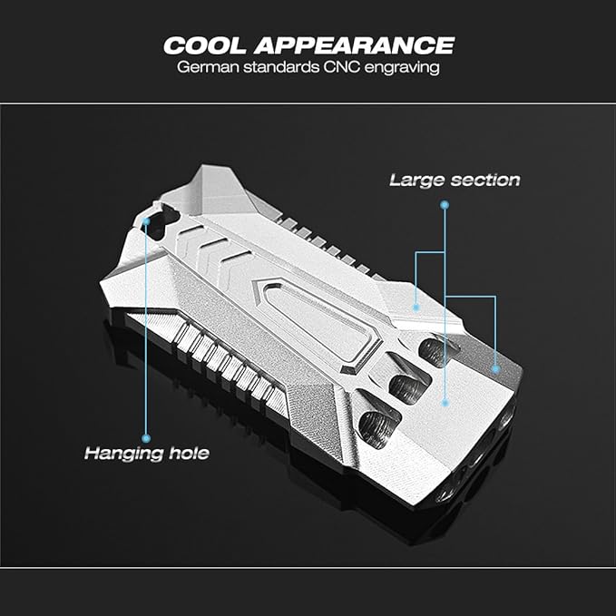 Emergency Whistles Lifeguard Safety Whistle with Lanyard and Keychain for Outdoor Camping Hiking Boating Backpacking Fishing Kayak Kids Rescue Signaling Loud Survival Whistle