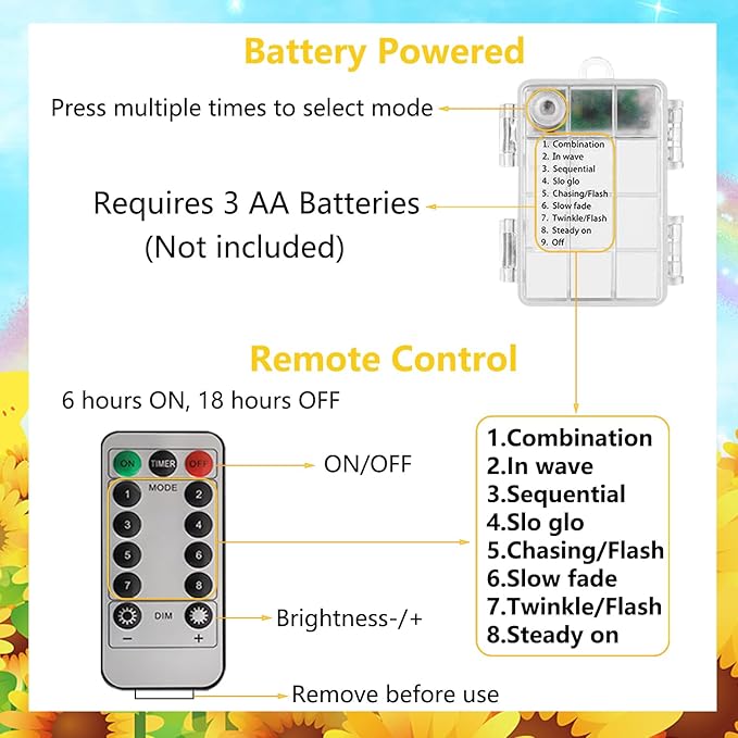 Flamingo&Palm Tree Fairy Lights 30 LED Copper String Lights with Remote Control & Battery Operated Flamingos Lights for Christmas, Summer Tropical Beach Hawaiian Decor
