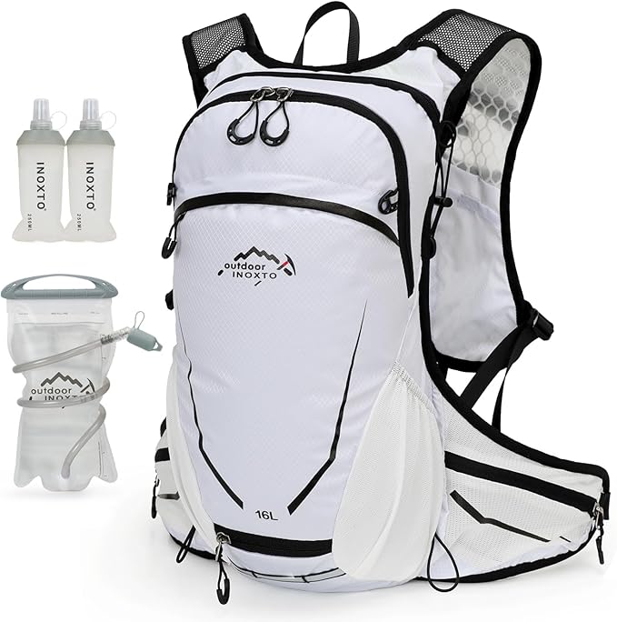 16L Hydration Backpack with Free 2-Liter Water Bladder,The Lightweight Hydration Pack for Cycling, Hiking, Skiing