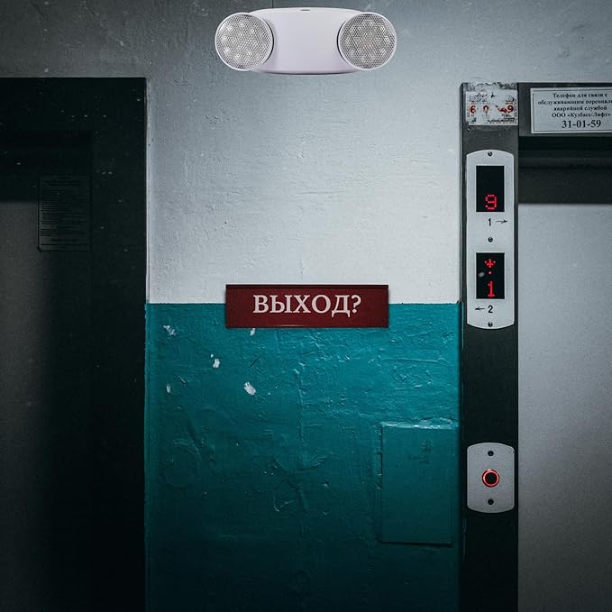 Emergency Light,200lm 4Hours Battery Backup,Commercial Emergency Exit Lighting for Home Power Failure Outage Office Business Restaurants, Hardwired, UL 924 AC85-277V